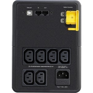 APC by Schneider Electric Back-UPS Linha interativa UPS - 1,60 kVA/900 W - Torre - AVR - 8 Hora Recarrega - 36 Segundo Sta
