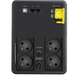APC Back-UPS, 1200VA, Tower, 230V, 4x CEE 7/5 französische Schuko-Steckdosen, AVR