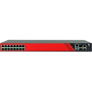 16 Port NetOps Console Server, x86, 4G LTE-A, 8 GB RAM, 64 GB SSD, TPM 2.0, 8 x USB 2.0, 2 x GbE/SFP Fiber, Dual AC PSU, 4