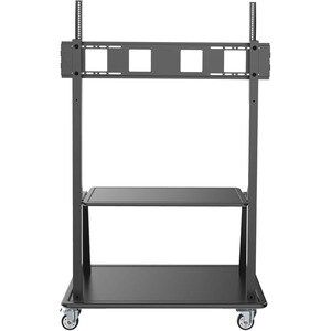 Eaton Tripp Lite Series Heavy-Duty Rolling TV Cart for 60" to 105" Flat-Screen Displays, Locking Casters, Black - Up to 10