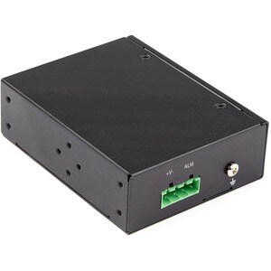 StarTech.com PoE + Industrial Media Converter 60W - Medienkonverter LWL Kupfer - Singlemode-/Multimode Glasfaser auf Kupfe