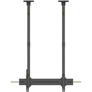 ITB PRO Ceiling Mount for LCD Display - Black - 1 Display(s) Supported - 254 cm (100") Screen Support - 135 kg Load Capaci