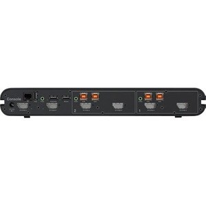 Belkin Universal 2nd Gen Secure KVM Switch, 2-Port Dual Head w/CAC - 2 Computer(s) - 1 Local User(s) - 3840 x 2160 - 2 x P