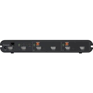 Belkin Universal 2nd Gen Secure KVM Switch, 2-Port Dual Head No CAC - 2 Computer(s) - 1 Local User(s) - 3840 x 2160 - 2 x 