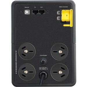 APC by Schneider Electric Back-UPS 1200VA, 230V, AVR, Australian Sockets - AVR - 8 Hour Recharge - 48 Second Stand-by - 23