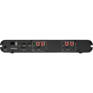 Belkin Secure F1DN102KVM-UN-4 KVM Switchbox - TAA Compliant - 2 Computer(s) - 1 Local User(s) - 3840 x 2160 - 7 x USBHDMID