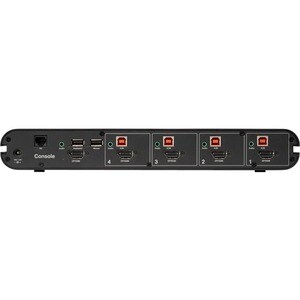 Belkin Secure F1DN104KVM-UNN4 KVM Switchbox - TAA Compliant - 4 Computer(s) - 1 Local User(s) - 3840 x 2160 - 4 x PS/2 Por