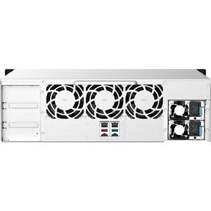 QNAP TS-1673AU-RP-16G 16 x Total de compartimentos Sistema de armazenamento SAN/NAS - 5 GB Flash Memory Capacity - AMD Ryz