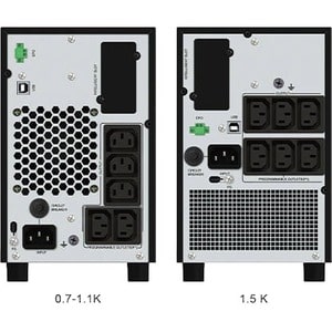 VERTIV EDGE EDGE-1500IMT Linha interativa UPS - 1,50 kVA/1,35 kW - 1U Torre - AVR - 3 Hora Recarrega - 6 Minuto Stand-by -