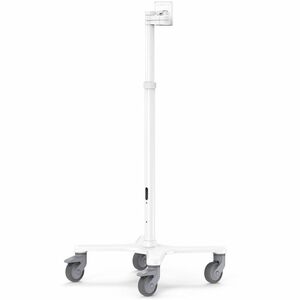 Compulocks Extended VESA Articulating Tablet Arm Rolling Stand - White - VESA compatible - 2.27 kg Load Capacity - 4 Caste
