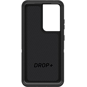 OtterBox Defender Rugged Carrying Case (Holster) Samsung Galaxy S21 Ultra 5G Smartphone - Black - Dirt Resistant, Bump Res