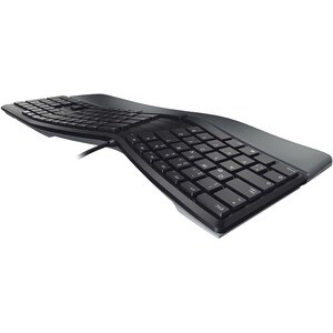 CHERRY ERGO KC 4500 Robust Tastatur - Kabel Konnektivität - USB Schnittstelle - Französisch - AZERTY Layout - Schwarz - 10