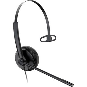 Yealink USB Wired Headset - Mono - USB - Wired - 32 Ohm - 20 Hz to 20 kHz - Over-the-head - Monaural - Supra-aural - 120 c