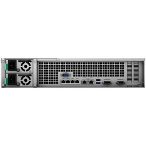 12-bay RackStation (up to 36-bay) Intel Xeon D-1541 8-core 2.1 GHz (turbo to 2.7 GHz) 8GB RAM (up to 64GB)  2x10GbE Base T