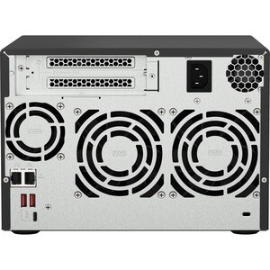QNAP TS-673A-8G 6 x Total de compartimentos Sistema de armazenamento NAS - 5 GB Flash Memory Capacity - AMD Ryzen Quad-cor