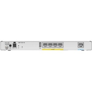 Cisco ISR1100X-4G 1 SIM Cellular Wireless Integrated Services Router - 4G - 2 x Antenna - 3 x Network Port - 1 x Broadband