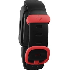 Fitbit Ace 3 Smart Band - Black, Sport Red Body Color - Plastic Body Material - Silicone Band Material - Accelerometer - A