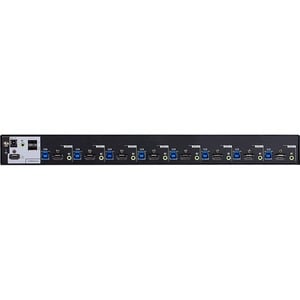 ATEN CS18216 16-Port USB 3.0 4K HDMI KVM Switch with Rack Mounting Kit - 8 Computer(s) - 1 Local User(s) - 4096 x 2160 - 1