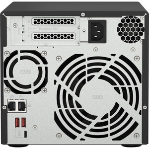 QNAP TS-473A-8G 4 x Gesamtzahl Einschübe NAS-Speichersystem - 5 GB Größe Flash-Speicher Ryzen V1500B Quad-Core 2,20 GHz - 