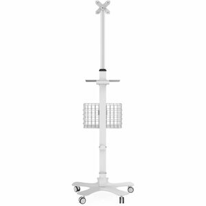 CTA Digital Medical Floor Stand with VESA Plate - 21 lb Load Capacity - 53.90" Height x 18.40" Width x 18.70" Depth - Floo