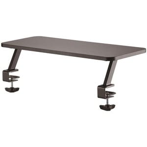 StarTech.com Monitor Riser Stand - Clamp-on Monitor Shelf for Desk - Extra Wide 25.6"/65 cm - For up to 34" Monitors - Bla