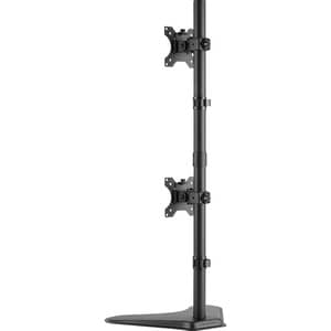 V7 DS1FSDS Monitor Stand - 25.4 cm (10") to 68.6 cm (27") Screen Support - 15.80 kg Load Capacity - 90.4 cm Height x 27.9 