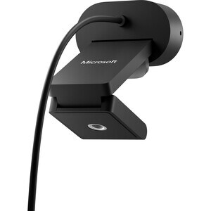 Microsoft - Webcam - 30 fps - Mattschwarz, Poliert Schwarz - USB - 1920 x 1080 Pixel Videoauflösung - Mikrofon - Notebook,