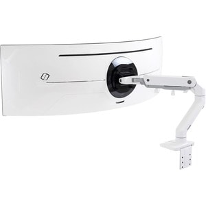 HX DESK MONITOR ARM WITH HD PIVOT WHITE