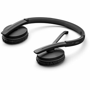 EPOS ADAPT Kabellos Auf den Ohren, Kopfbügel Stereo Headset - Schwarz - Microsoft-Teams-Zertifizierung - Binaural - Ohrauf