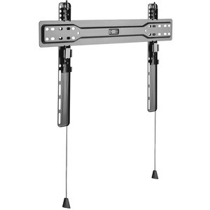 HAGOR BL Superslim Wandhalterung für Display - Schwarz - Höhenverstellbar - Bildschirmgröße: 139,7 cm bis 190,5 cm (75 Zol