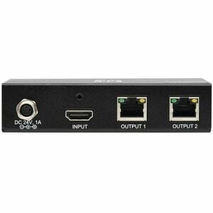 Eaton Tripp Lite Series 2-Port HDMI over Cat6 Splitter - 4K 60 Hz, HDR, 4:4:4, PoC, HDCP 2.2, 230 ft. (70.1 m), TAA - 3840