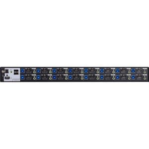 ATEN CS18216 KVM Switchbox - 16 Computer(s) - 1 Local User(s) - 4096 x 2160 - 20 x USB - 17 x HDMI - Desktop, Rack-mountable
