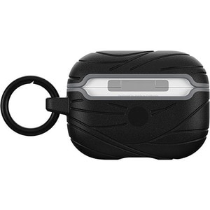 LifeProof Carrying Case Apple AirPods Pro - Pavement (Black/Gray) - Recycled Plastic Body - Carabiner Clip - 49.3 mm Heigh