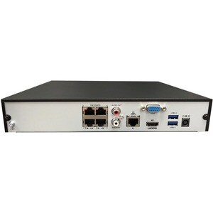 Gyration 4-Channel Network Video Recorder With PoE - Network Video Recorder - HDMI - 4K Recording
