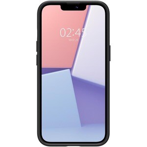 Spigen Thin Fit Case for Apple iPhone 13 Smartphone - Black - Bump Resistant, Scratch Resistant, Anti-slip - Thermoplastic