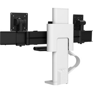 Ergotron TRACE 桌面安装座 用于 显示器, 液晶显示器 - 白 - 2 显示器支持 - 68.6 cm (27") 支持屏幕 - 9.80 kg 承载量 - 75 x 75, 100 x 100