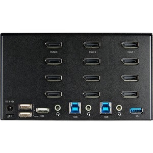 StarTech.com SV231QDPU34K. Tastatur Porttyp: USB, Maus Porttyp: USB, Video Porttyp: DisplayPort. HD type: 4K Ultra HD, Max