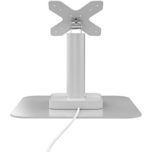 CTA Digital VESA Compatible Desk Mount with USB Ports and Cable Routing (White) - 75 x 75, 100 x 100 - VESA Mount Compatib
