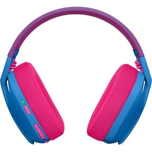 Logitech G G435 Wireless Over-the-head Stereo Gaming Headset - Blue, Raspberry - Binaural - Circumaural - 1000 cm - Blueto