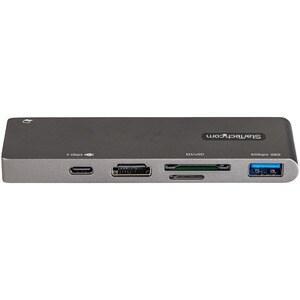 StarTech.com USB 3.2 Gen 1 (3.1 Gen 1) Type-C Docking Station for Tablet, Notebook, Monitor - 100 W - Portable - 1 Display