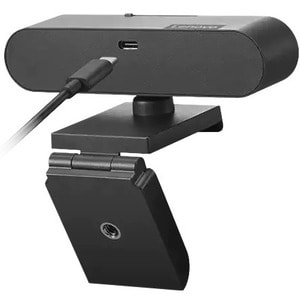 Caméra de Vidéoconférence Lenovo - Noir - USB Type C - 1 Unité - Vidéo 1920 x 1080 - 95° Angle - Microphone - Ordinateur, 