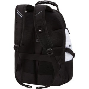 SwissGear ScanSmart 1900204418 Carrying Case (Backpack) for 17" Notebook - Black/White - 1200D Polyester Body - Checkpoint