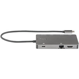 StarTech.com USB 3.1 (Gen 1) Type C Docking Station for Monitor, Tablet, Notebook - Memory Card Reader - SD - 100 W - Spac