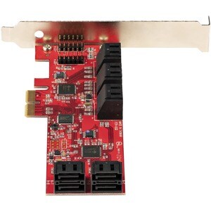 StarTech.com SATA Controller - Serial ATA/600 - PCI Express 2.0 x2 - Plug-in Card - 10 Total SATA Port(s) - 10 SATA Port(s