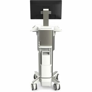 Ergotron CareFit Medical Trolley - TAA Compliant - 1 Drawer - 17.01 kg Capacity - 4 Casters - 127 mm Caster Size - White, 