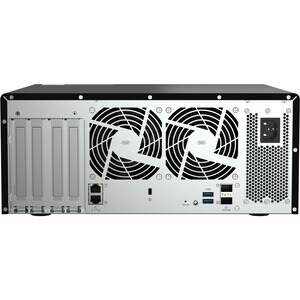 QNAP TS-h1290FX-7302P-128G 12 x Total de compartimentos Sistema de armazenamento SAN/NAS - 5 GB Flash Memory Capacity - AM