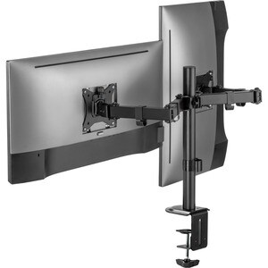 V7 DM1GCD Klemmhalterung für Monitor - Querformat/Hochformat - 2 Unterstützte(r) Display(s)Bildschirmgröße: 43,2 cm bis 81
