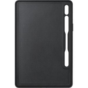 Samsung Protective Standing Cover Tablet Case - For Samsung Galaxy Tab S8 Tablet - Black - Textured - Scratch Resistant, B