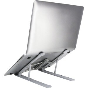 Dicota Height Adjustable Notebook Stand - 6 cm Height x 26.5 cm Width x 16 cm Depth - Aluminium Alloy - Grey