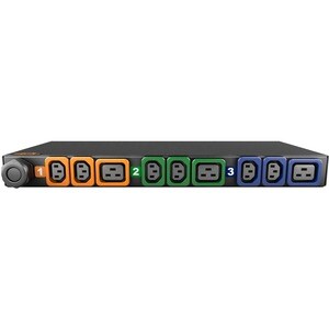 Vertiv Geist MG03E1R0-09P633-2PS56B2H10-S PDU - Monitored - 3P+N+E (IP44) - 6 x U-Lock IEC 60320 C13, 3 x U-Lock IEC 60320